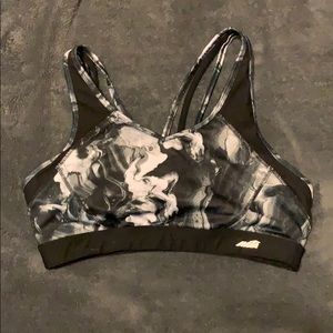 AVIA Black and White Sports Bra